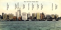 New York from Hudson River