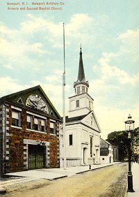 Newport Artillery and 2nd Baptist Church