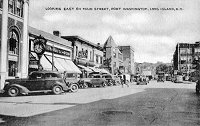 Port Washington Main Looking East about 1939