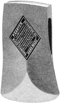 The axe from the envelope enlarge. Click for an even larger version.