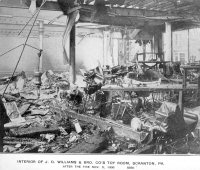 Postcard view of Williams Toy Department