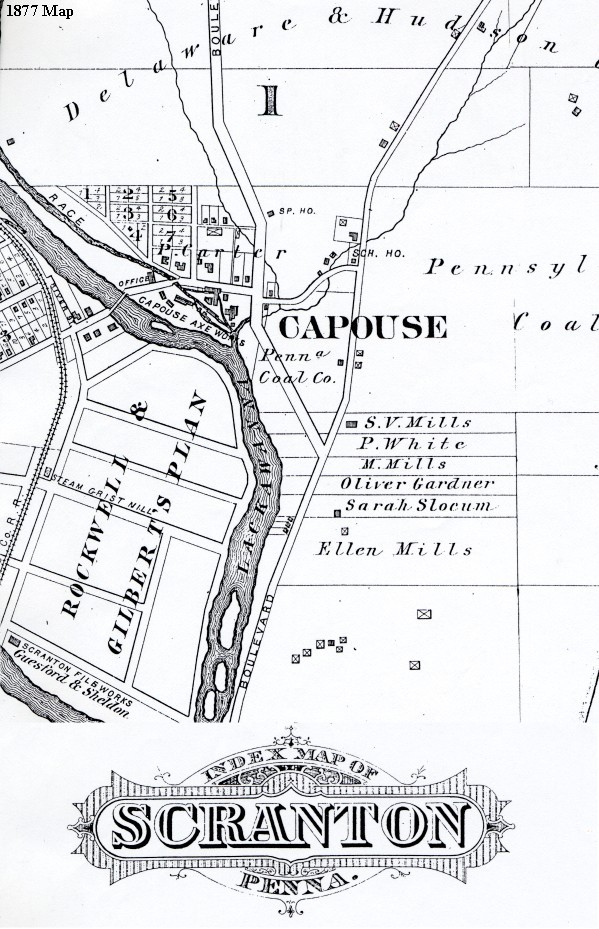 Capouse Works, Providence, PA 1877